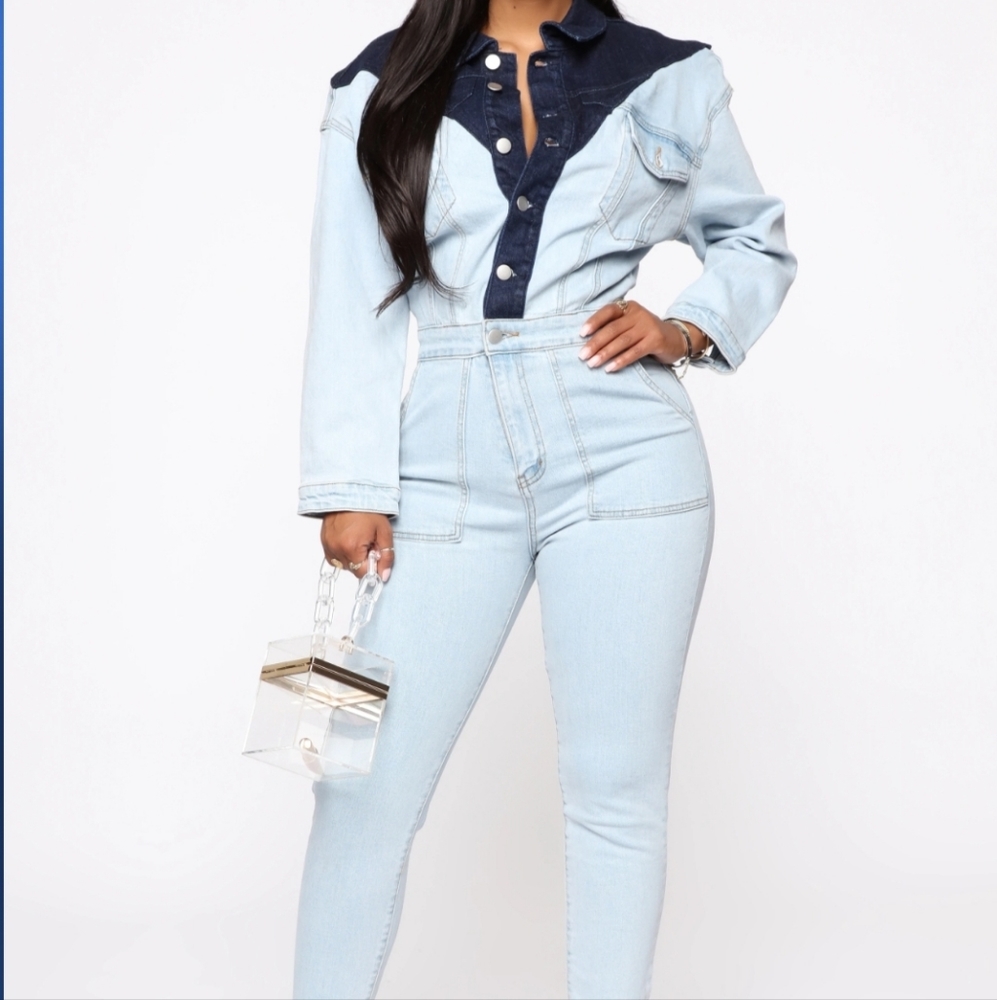 Denim Jean Jumpsuit